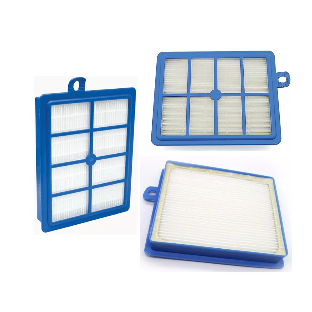 Pack De 2 Filtros HEPA H12/H13 Para Aspiradora Electrolux Harmony Oxygen3 - Repuestos De Alta Filtración, Color Azul